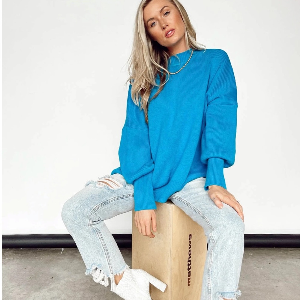 Blue sweater